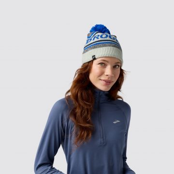 BROOKS HERITAGE POM BEANIE