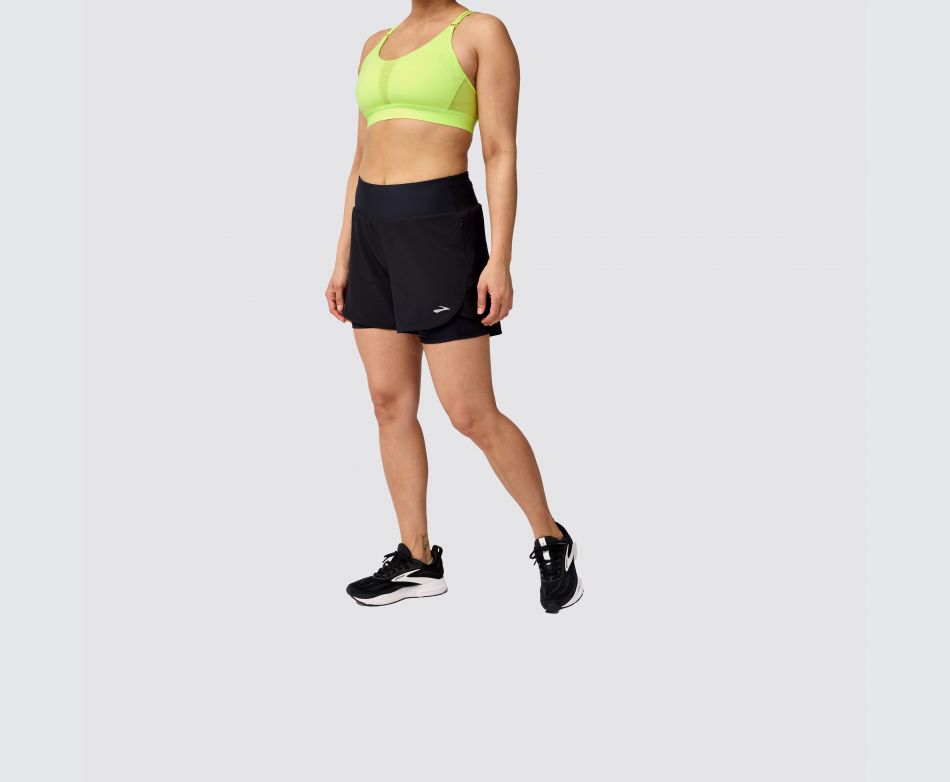 BROOKS BROOKS CHASER 5" 2-IN-1 SHORT