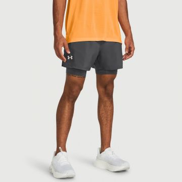 UA LAUNCH 5 2-IN-1 SHORTS