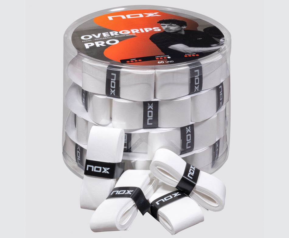 Nox CAN WITH 60 WHITE PRO OVERGRIPS