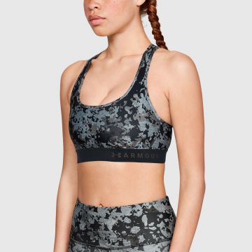 UA ARMOUR MID CROSSBACK PRINTE