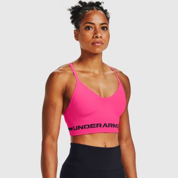 UA SEAMLESS LOW LONG HTR BRA