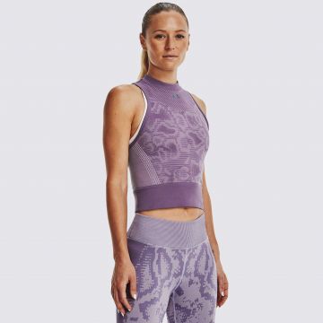 UA RUSH SEAMLESS CROP TOP