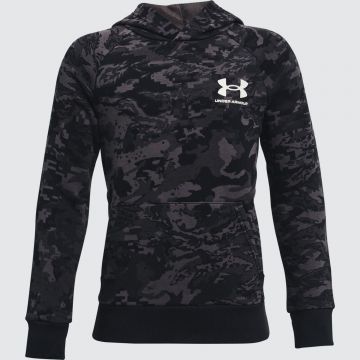 UA RIVAL FLC ABC CAMO HOODIE