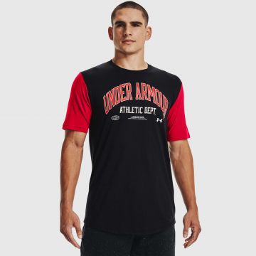 UA ATH DEPT CLRBLK SS
