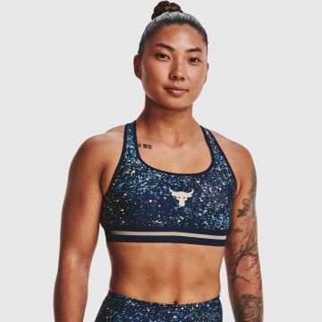 UA PJT ROCK BRA PRINTED