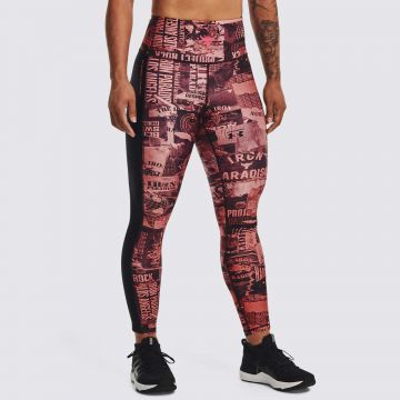 UA PJT RCK HG ANKLE LG PRINT