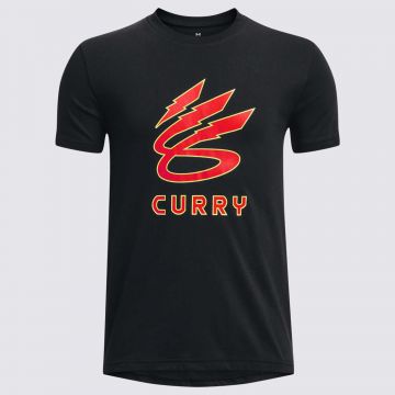 UA CURRY LIGHTNING LOGO SS