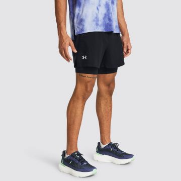 UA LAUNCH 5 2-IN-1 SHORTS