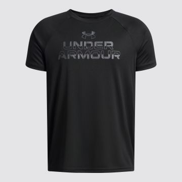 UA TECH SPLIT WORDMARK SS