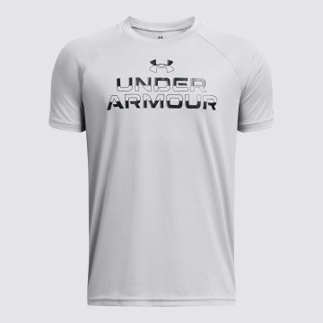 UA TECH SPLIT WORDMARK SS