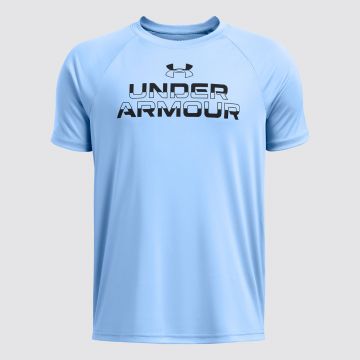 UA TECH SPLIT WORDMARK SS