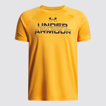 UA TECH SPLIT WORDMARK SS