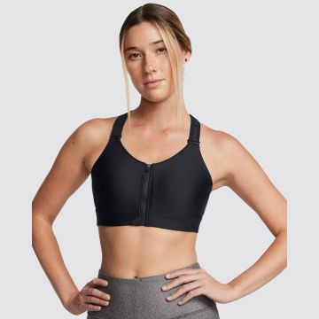 UA INFINITY HIGH ZIP 2.0 BRA