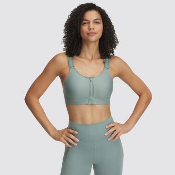 UA INFINITY HIGH ZIP 2.0 BRA