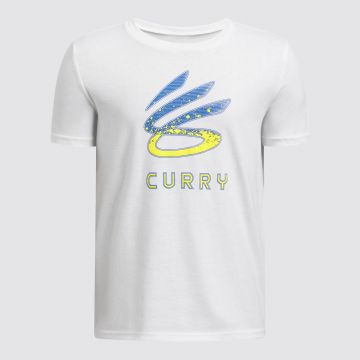 UA CURRY LOGO TEE