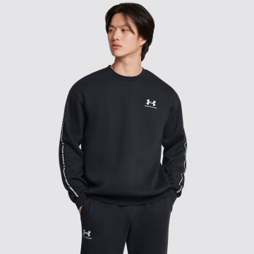 UA ICON FLEECE CREW TAPING