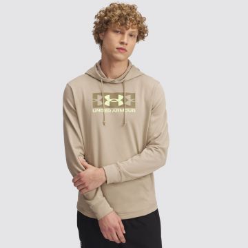 UA RIVAL TERRY LOGO HOOD