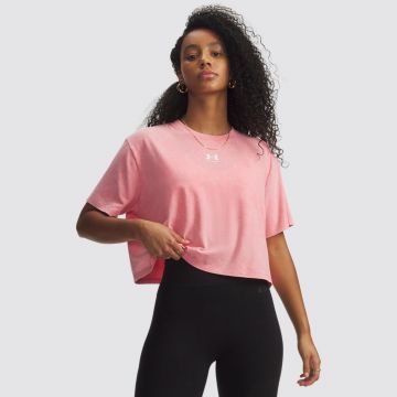 UA RIVAL BOXY TEE WASH