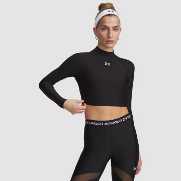 UA HEATGEAR CROP MOCK LS