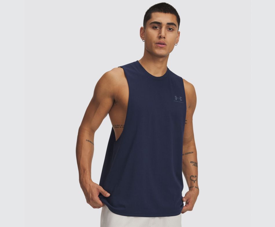 Under Armour  UA LEFT CHEST CUT OFF TANK