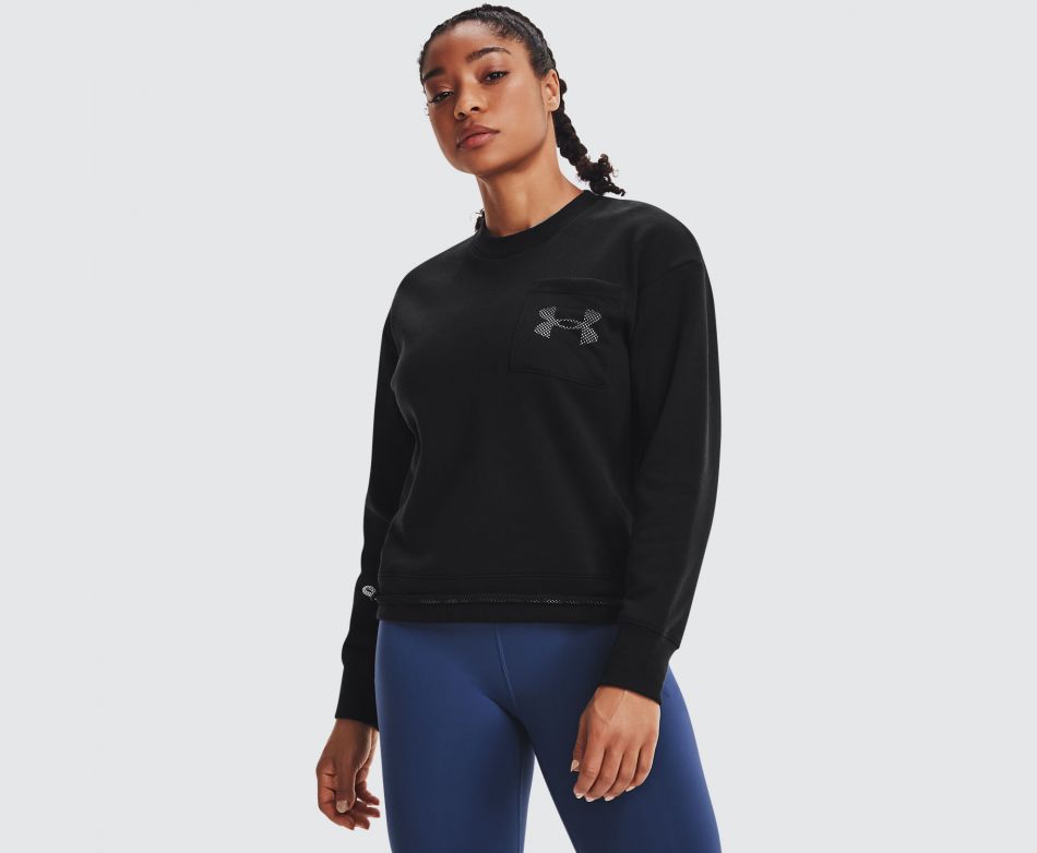 Under Armour  UA RIVAL FLEECE MESH CREW
