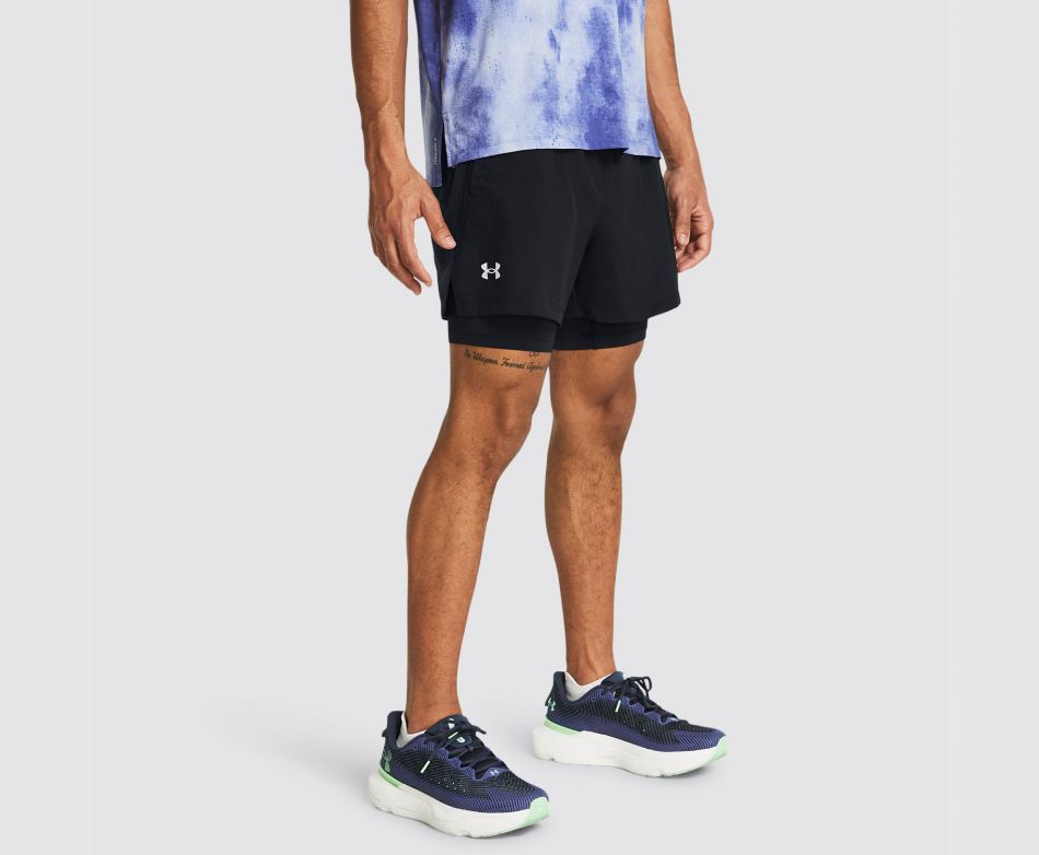 Under Armour  UA LAUNCH 5 2-IN-1 SHORTS