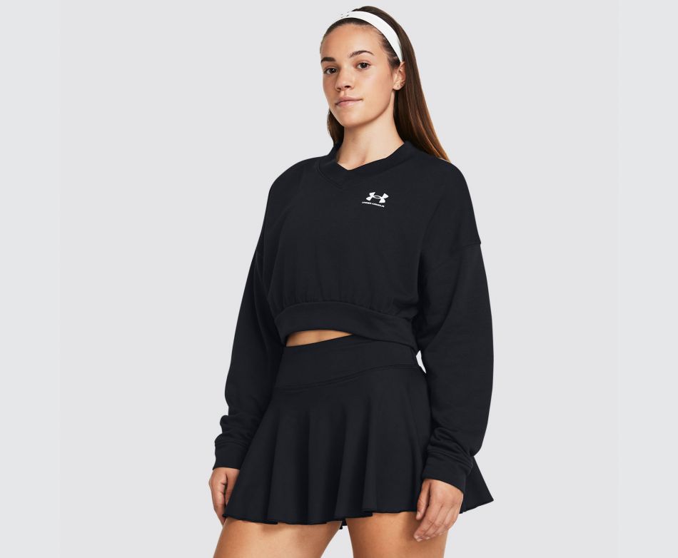 Under Armour UA RIVAL TERRY OS CROP CRW