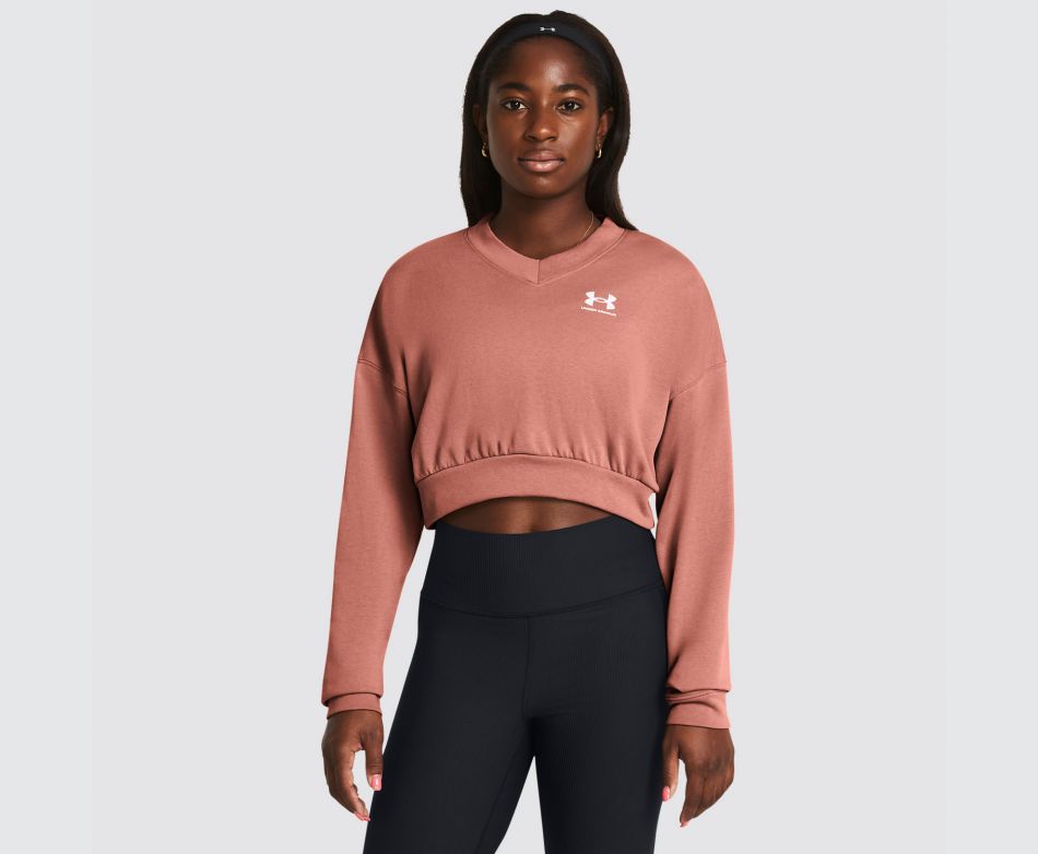 Under Armour  UA RIVAL TERRY OS CROP CRW