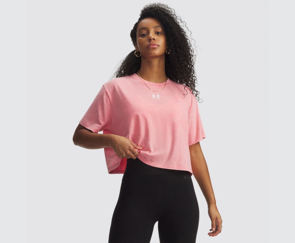 Under Armour  UA RIVAL BOXY TEE WASH