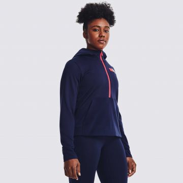 UA ARMOUR MIXED MEDIA 1/2 ZIP