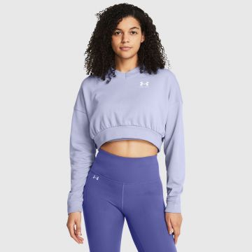 UA RIVAL TERRY OS CROP CRW
