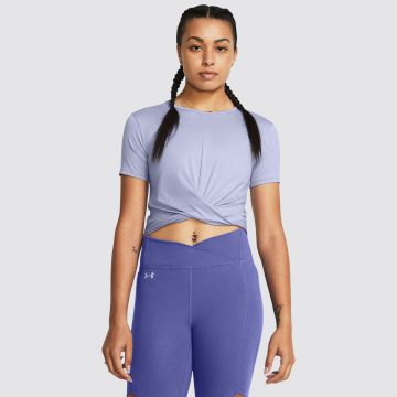 UA MOTION CROSSOVER CROP SS