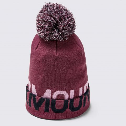 Under Armour  UA GRAPHIC POM BEANIE-BLK img4