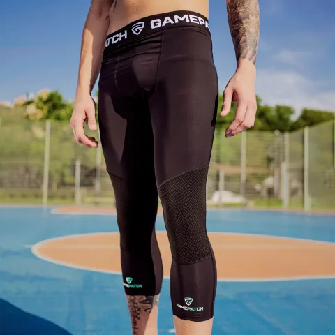 Game Patch  Abrasion resistant 3/4 tights with insertable knee padding img6