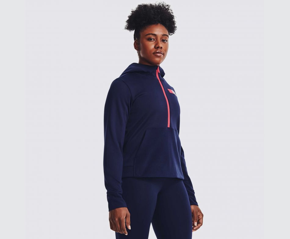 Under Armour  UA ARMOUR MIXED MEDIA 1/2 ZIP
