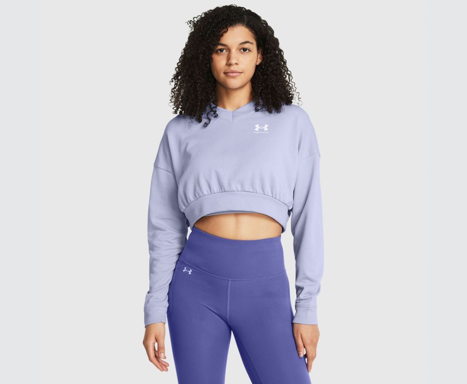 Under Armour  UA RIVAL TERRY OS CROP CRW