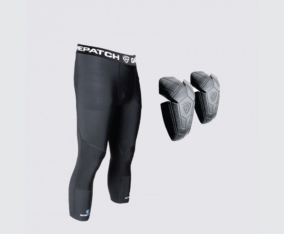 Game Patch  Abrasion resistant 3/4 tights with insertable knee padding